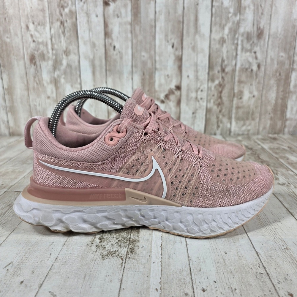 Nike React Infinity Run Flyknit 3 Womens 8 Root Pink CT2423-600 Running Shoes